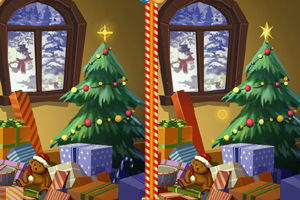 找茬游戏圣诞,寻找节日里的细微差异