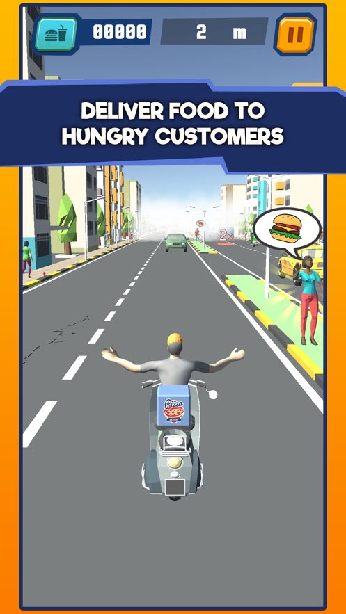 送食物游戏,一场指尖上的送餐挑战