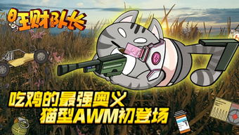 吃鸡游戏猫,萌宠化身战场英雄